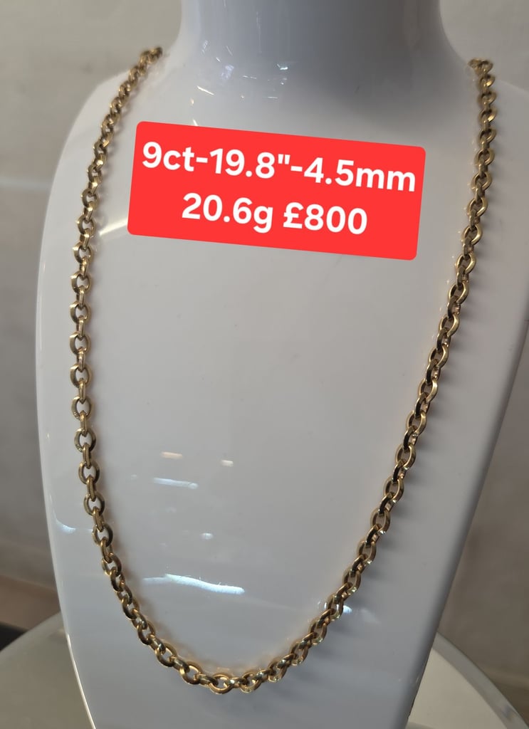 🔥 9ct gold chain 