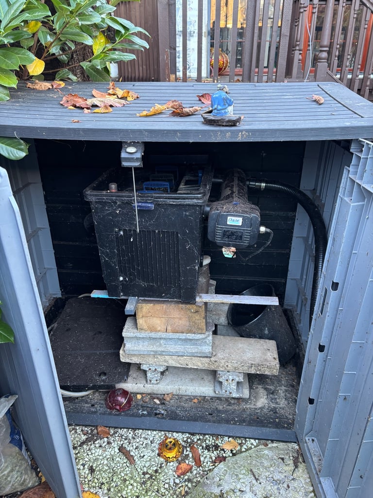 image for Free pond filter and container