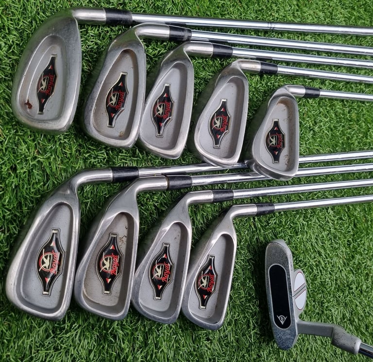 Taylor Made, Nike, Benross, Ben Sayers, Royal 3-SW, Dunlop putter, NIKE stand-bag & EXTRA's