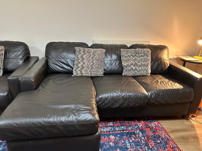 Next Leather Sofas ( 3 seater and 2 seater)