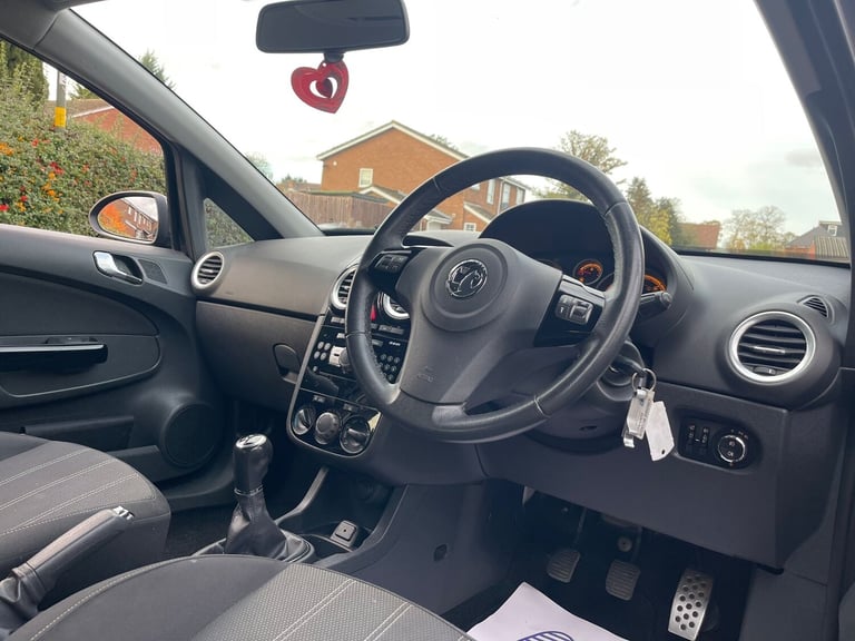 2013 VAUXHALL CORSA 1.4T BLACK EDITION**HPI CLEAR - LONG MOT - IDEAL FIRST CAR**
