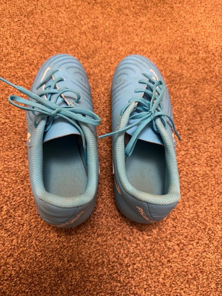 Blue football boots size 3.5