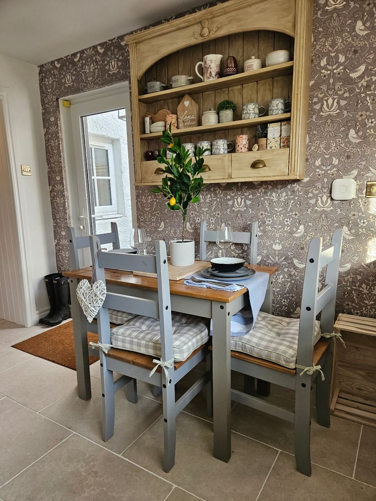 Dining Table and Chairs and cushion pads