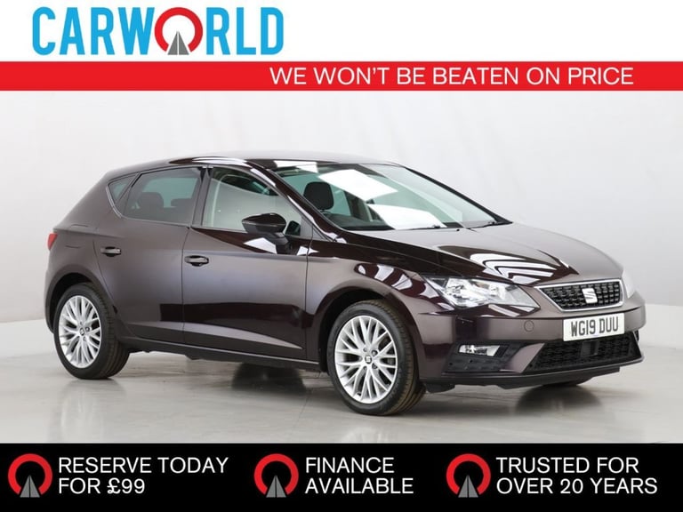 image for 2019 SEAT Leon 1.0 TSI SE Dynamic Hatchback 5dr Petrol Manual Euro 6 (s/s) (115 ps) Hatchback Pet...