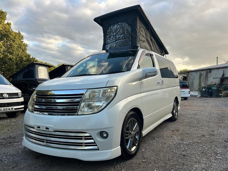 Nissan Elgrand RIDER POP TOP 4 Berth New Full Camper Conversion
