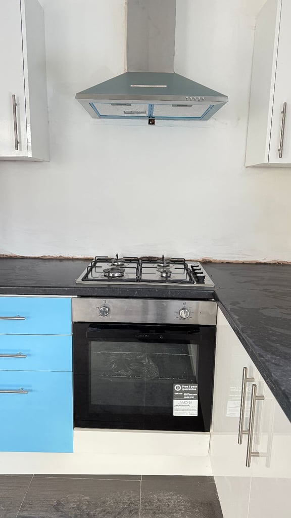 Modern White Kitchen with New Appliances – Never Used – Collection from Levenshulme