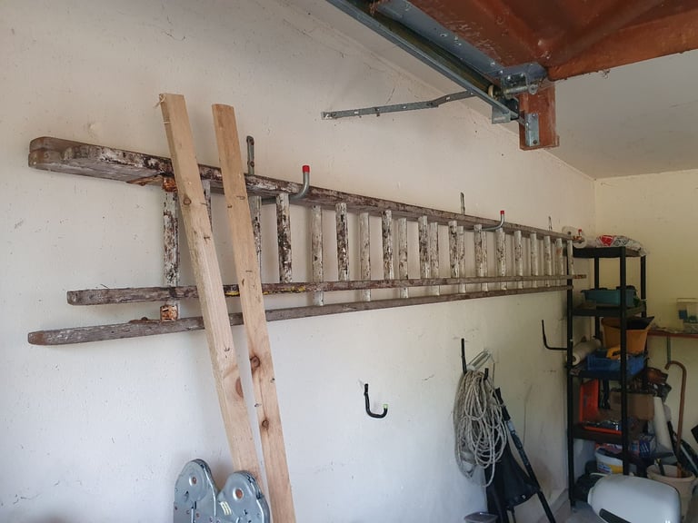 image for Long metal extension ladder