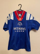 Rangers football shirt original 1992-94 