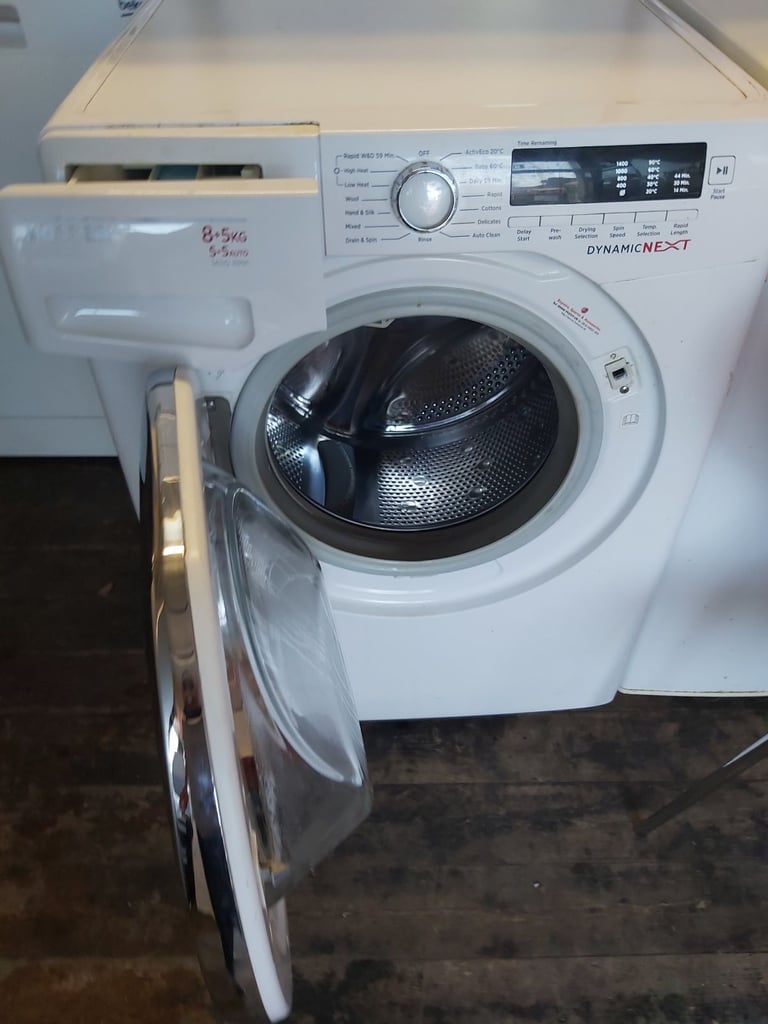 Hoover 8+5 kg washer dryer free delivery and connect it 