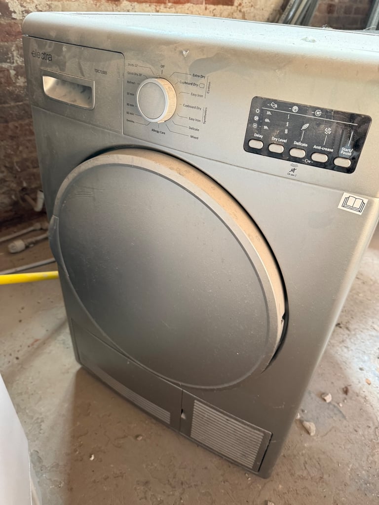 image for Electra TDC8112W silver condenser tumble dryer 