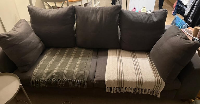 Comfortable three-seater sofa 