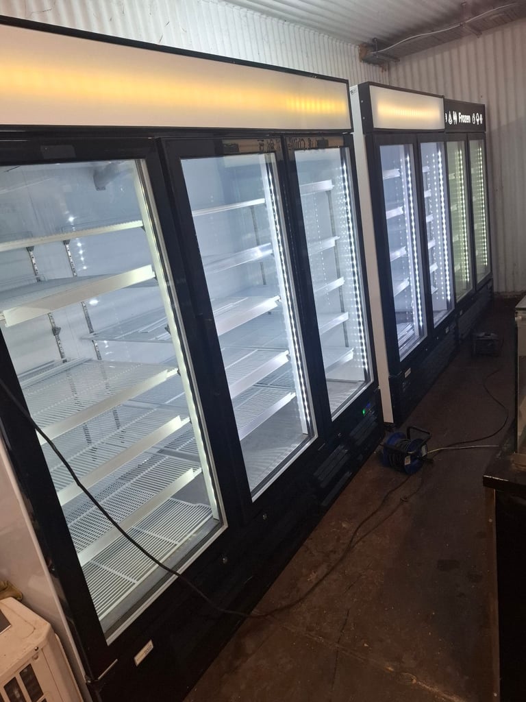 image for Commercial Double Door Display Fridge & Freezer – Excellent Condition