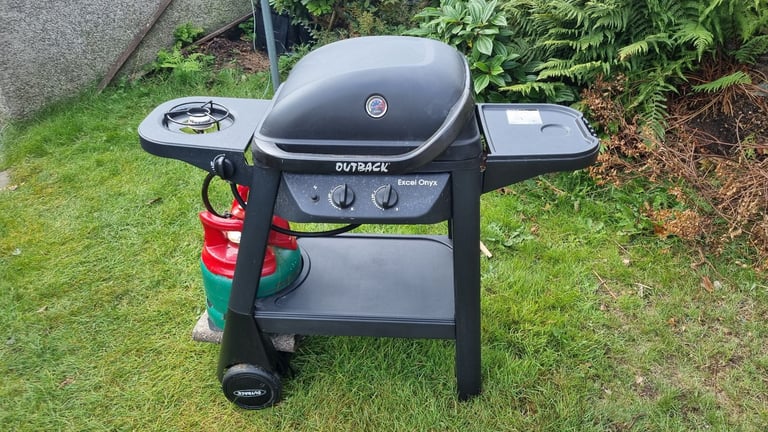 image for Outback Excel Onyx gas BBQ and full gas bottle