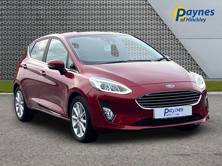 2020 Ford Fiesta Titanium 5 Door 1.0L 125ps mHEV 6 Spd in Ruby Red NAV AC FSH