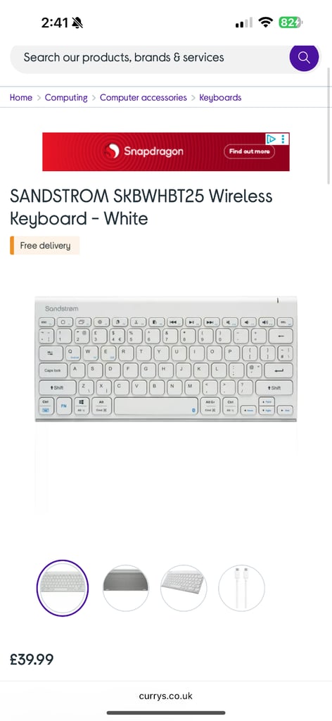image for New Sandstrom keyboard