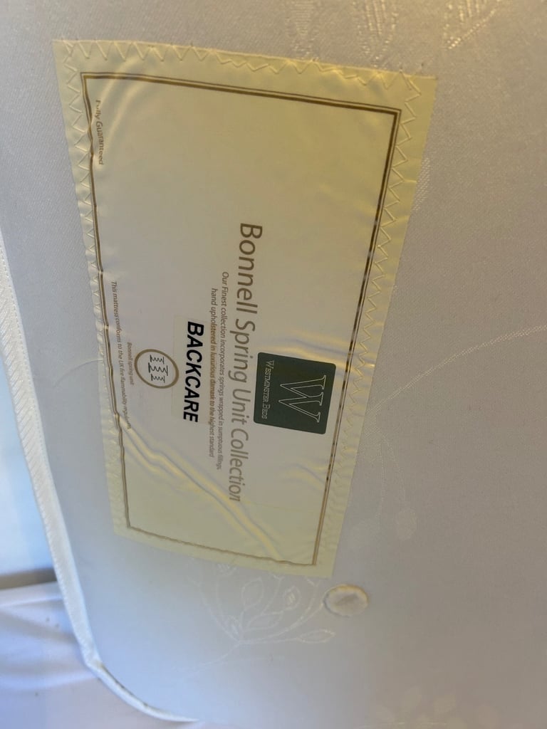 Westminster beds single divan 2 drawer bed with storage & mattress 