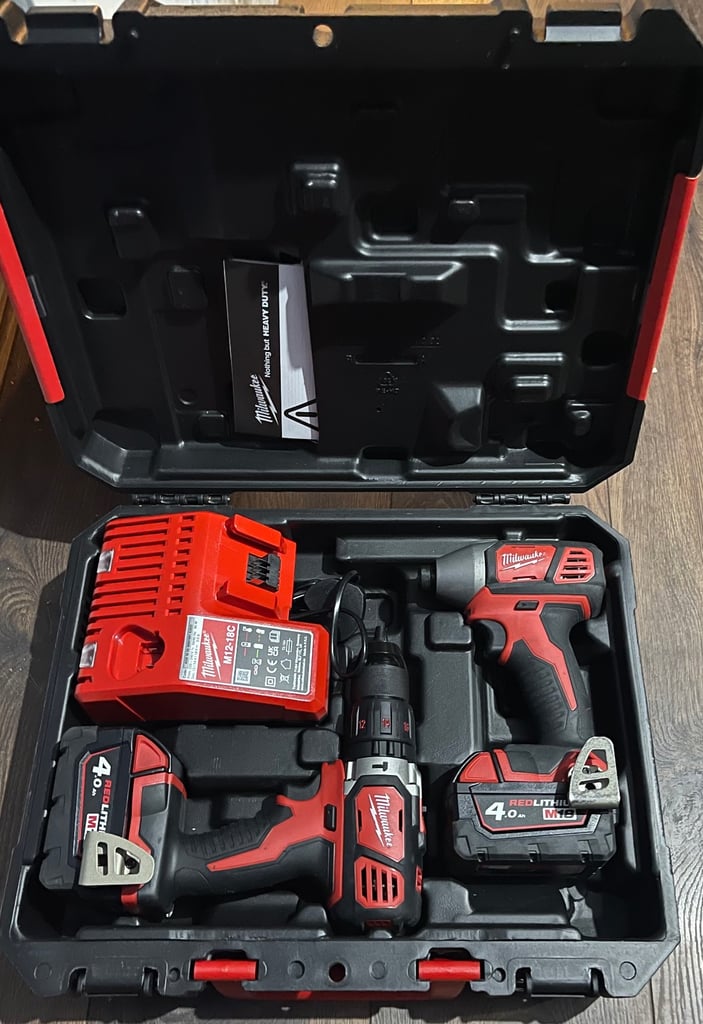 image for Milwaukee combi drill set