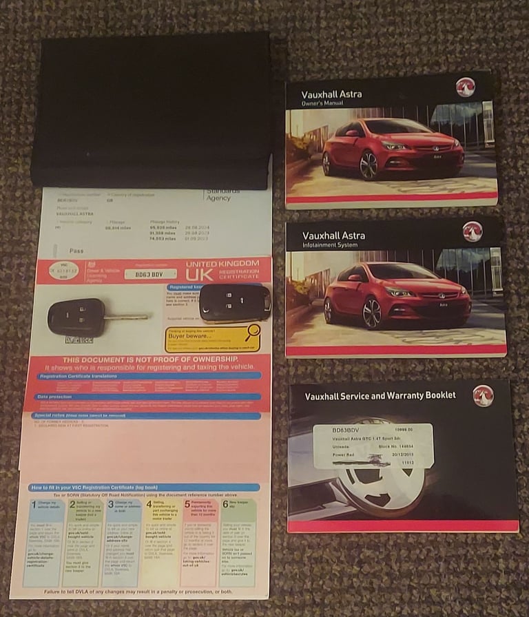 2014 Vauxhall Astra 1.4 Petrol Full Service History 