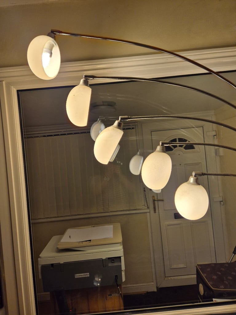 image for Floor lamp & matching table lamp