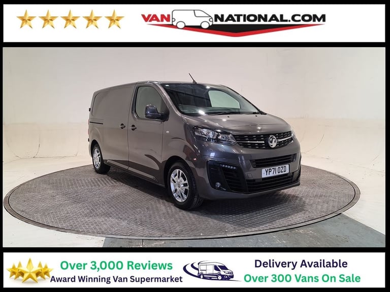 VAUXHALL VIVARO 1.5 TURBO D 2700 SPORTIVE P/V L1 H1 120 BHP SWB NO VAT