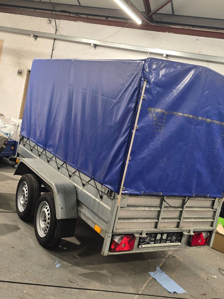image for Unbraked 8.7ft by 4.2ft Trailer w/ ramp.