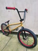 Flybikes FLY proton bmx bike yellow red wheels boys stunt bike 