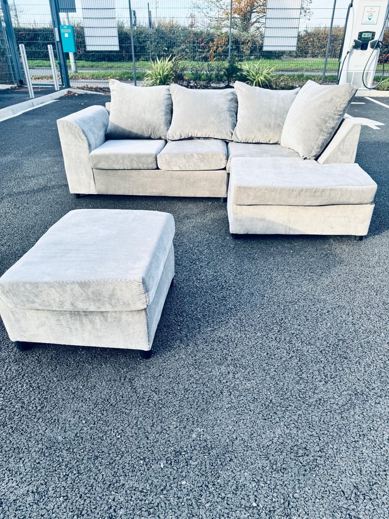 🚚 FREE DELIVERY “Grey Corner Sofa