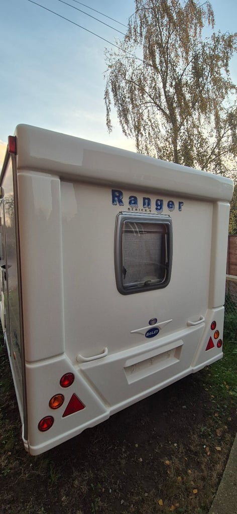 4 berth caravan with awning 