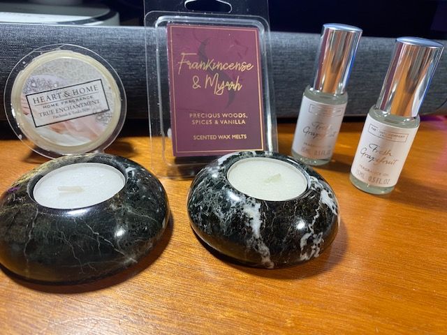 Green Onyx Tealight Holders, Fragrance Oils & Wax Melts
