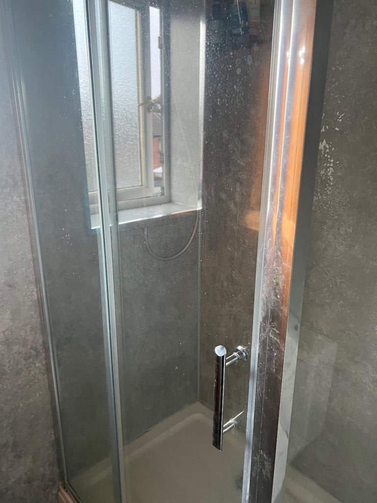 Shower Door ( Made by Victoria Plum)