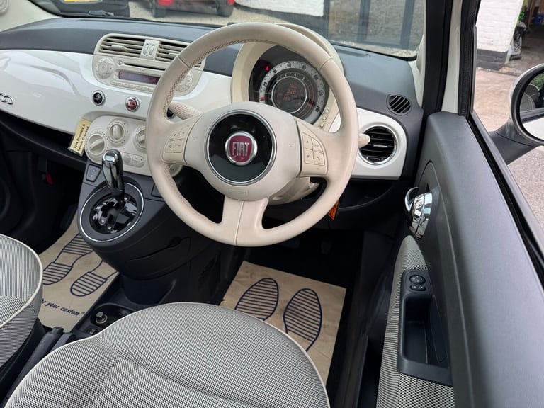 2012 Fiat 500 1.2 Lounge 3dr Dualogic [Start Stop] £20 Road Tax, ULEZ HATCHBACK Petrol Automatic