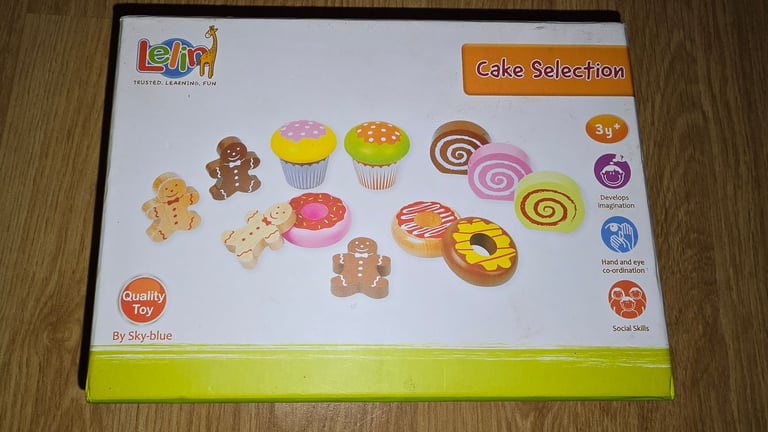 image for LELIN Wooden Childrens Tea Party set: excellent condition