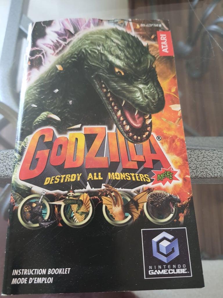 Godzilla: Destroy All Monsters Melee 🖤 Nintendo GameCube Game - Complete - PAL