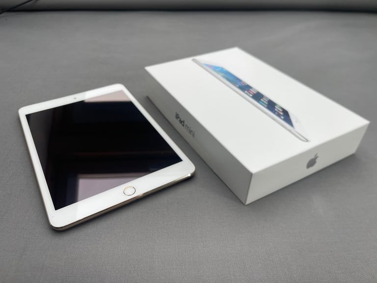 image for APPLE IPAD MINI 3 16GB Wi-Fi 7.9" - ROSE GOLD & BOX - EXCELLENT USED CONDITION