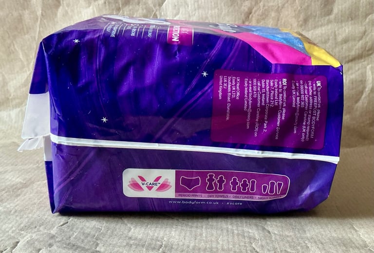 Bodyform Goodnight Ultra Large+ with Wings Super Heavy Flow Sanitary Towels Pads