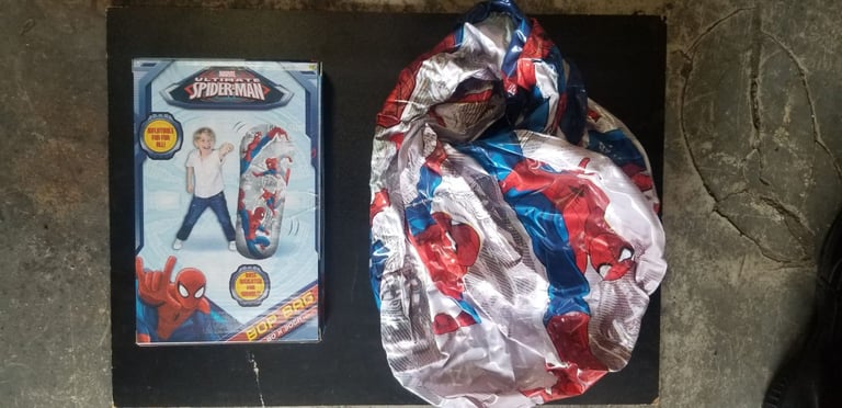 Ultimate Spiderman Inflatable Punching Boxing Bop Bag, 80x30cm