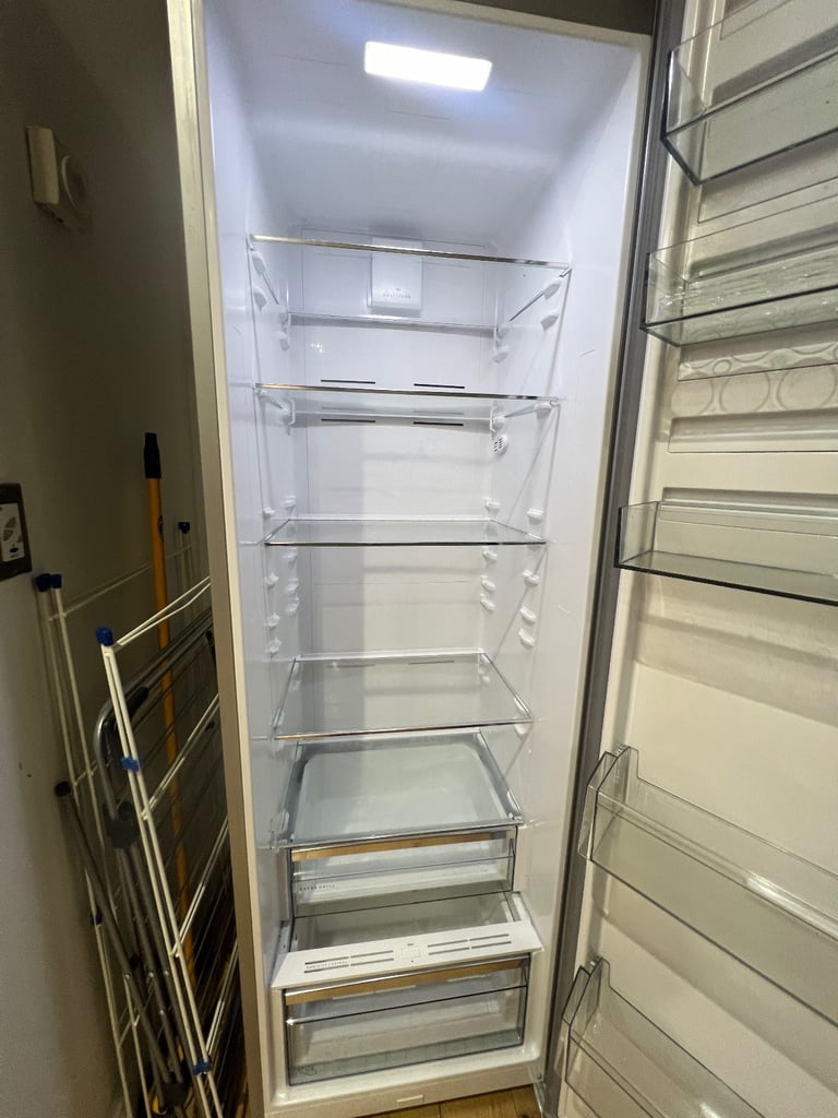 AEG tall digital upright fridge double 