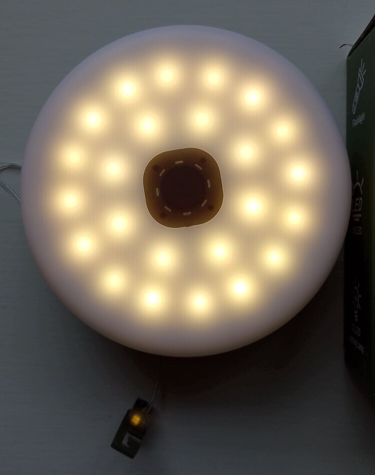 NEW Camping LED String Lights, 10M, USB Recharge, Retractable, 9 Lighting Modes, SOS, IP65 