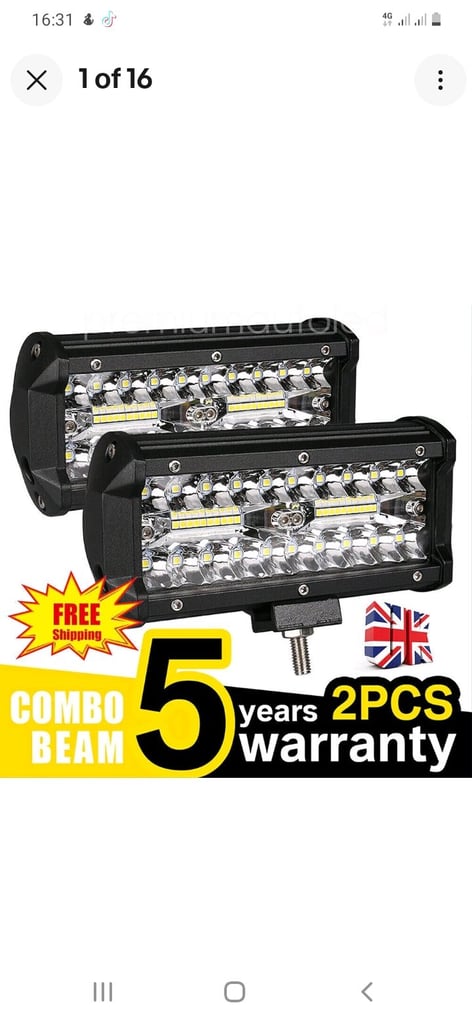 Car,van,4x4 led spot lights 