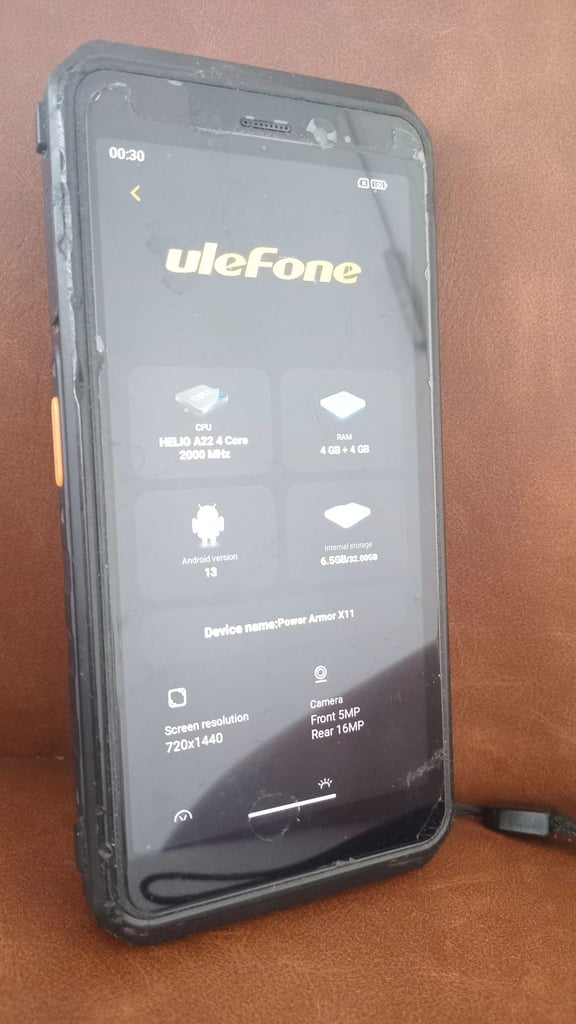 Rugged Smartphone Ulefone Power Armor X11