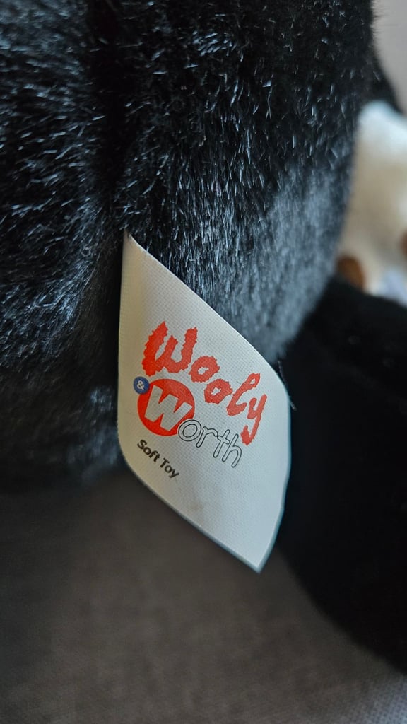Vintage Wooly and Worth Soft Toy Plush Sheep & Dog - Advert Woolworths Merch