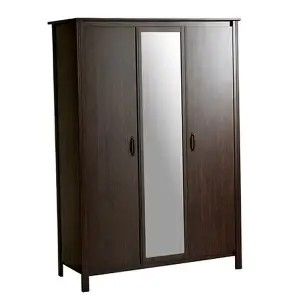 image for IKEA Brusali Wardrobe Dark Brown