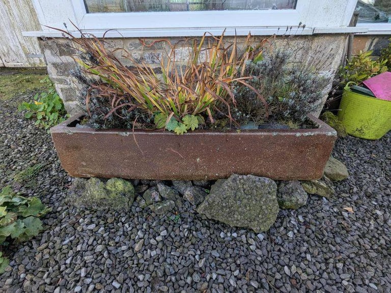 image for Large vintage salt glazed trough