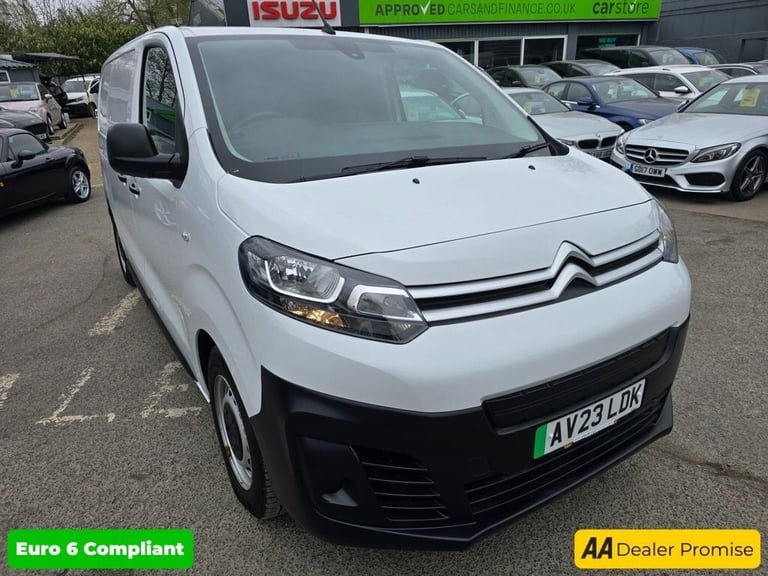 2023 Citroen Dispatch E 1000 75 kWh Enterprise M in white, 12,000 miles, full service history, 1 ...
