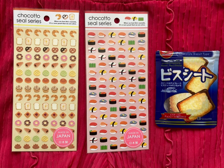 Japanese Stickers + gift