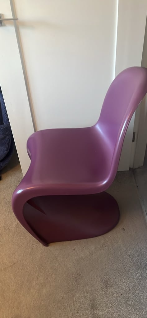 Purple Panton style chair
