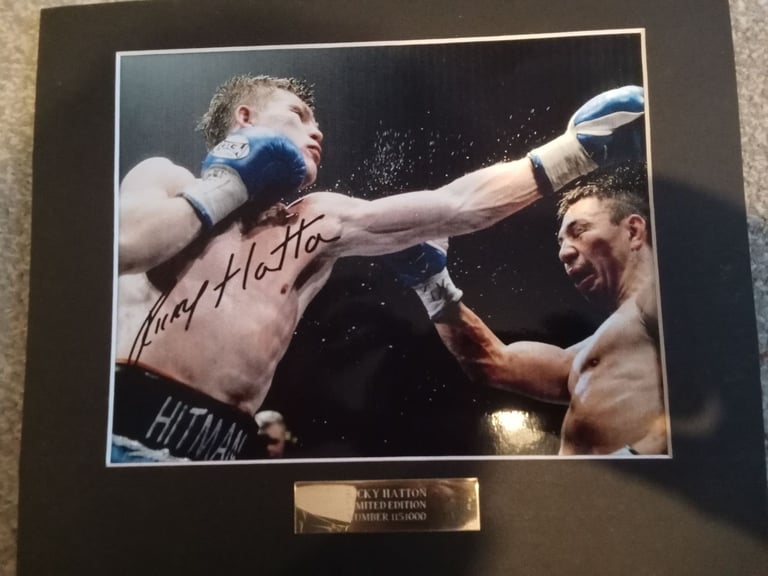 image for Authentic Ricky Hatton photo 