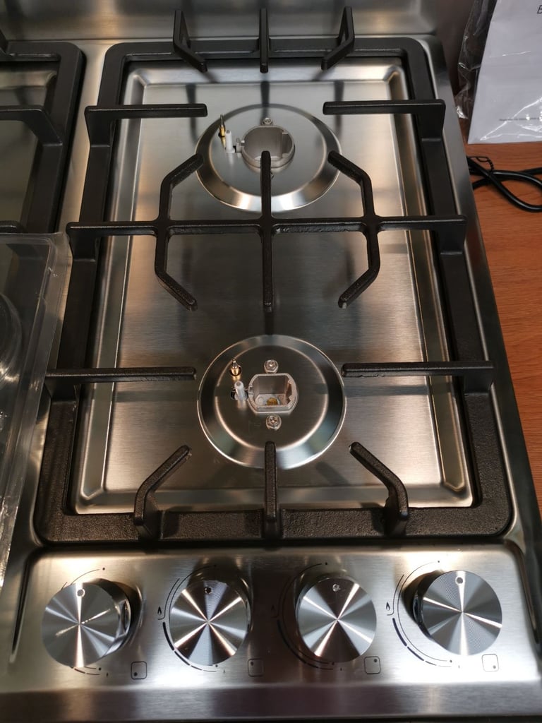 Brand New Stainless Steel Gas Hob 4 burners with Flame Failure Protection