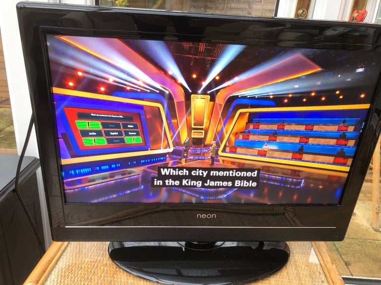 image for 23-inch Neon Freeview LCD TV & DVD player on stand