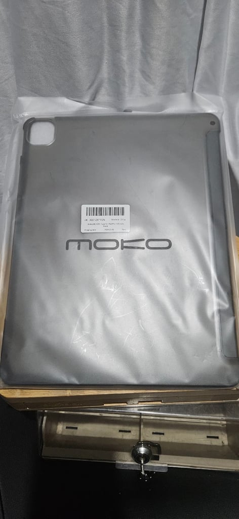 image for MOKO IPAD PRO 12.9 CLEAR BLACK COVER PROTECTIVE CASE FOR TABLET - NEW 